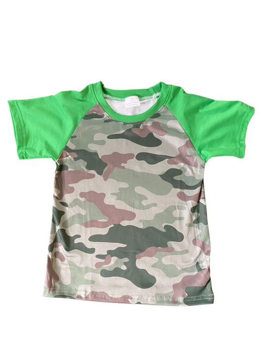 Camo Oops Milk Silk Raglan