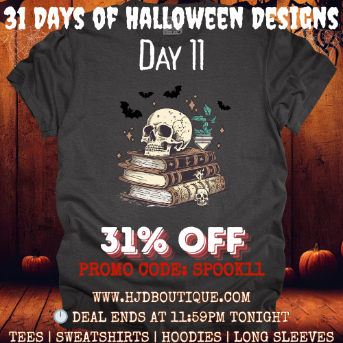 31 Days of Designs: Day 11: Spooky Books