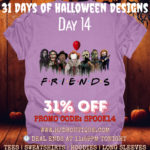 31 Days of Designs: Day 14: Horror Friends
