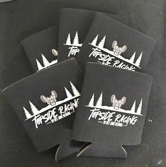 TSR Black Logo Neoprene Can Coolers