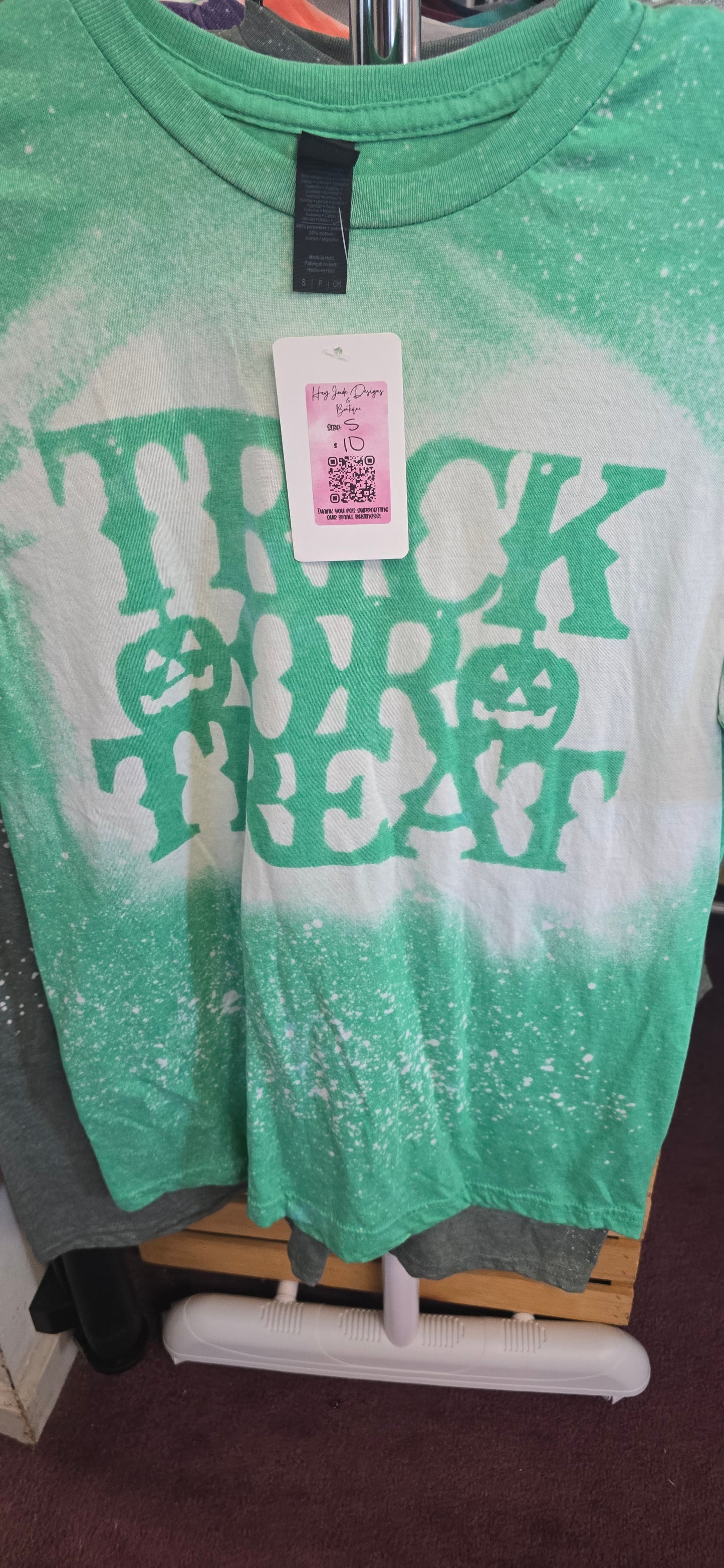 Trick-or-Treat Bleached Tee