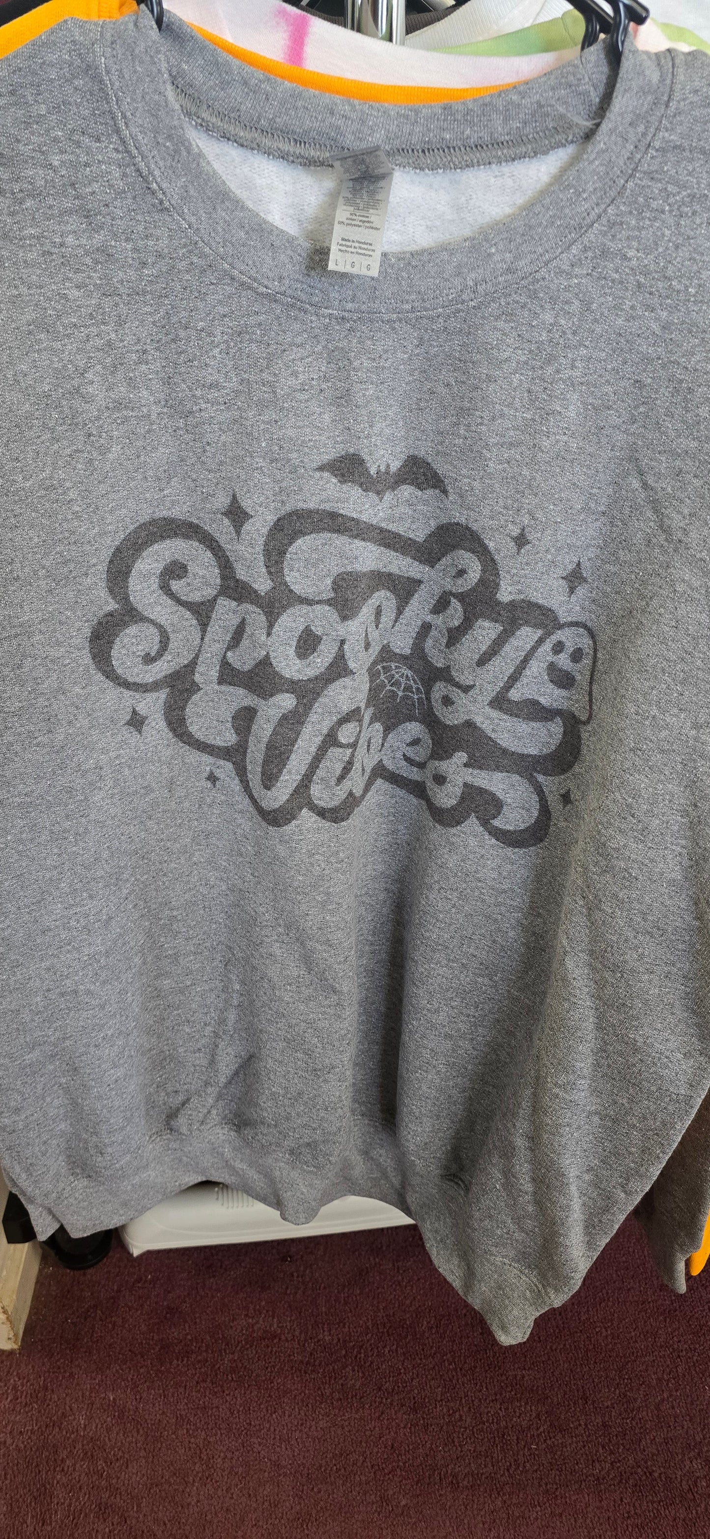 Spooky Vibes Crewneck Sweatshirt |Large|
