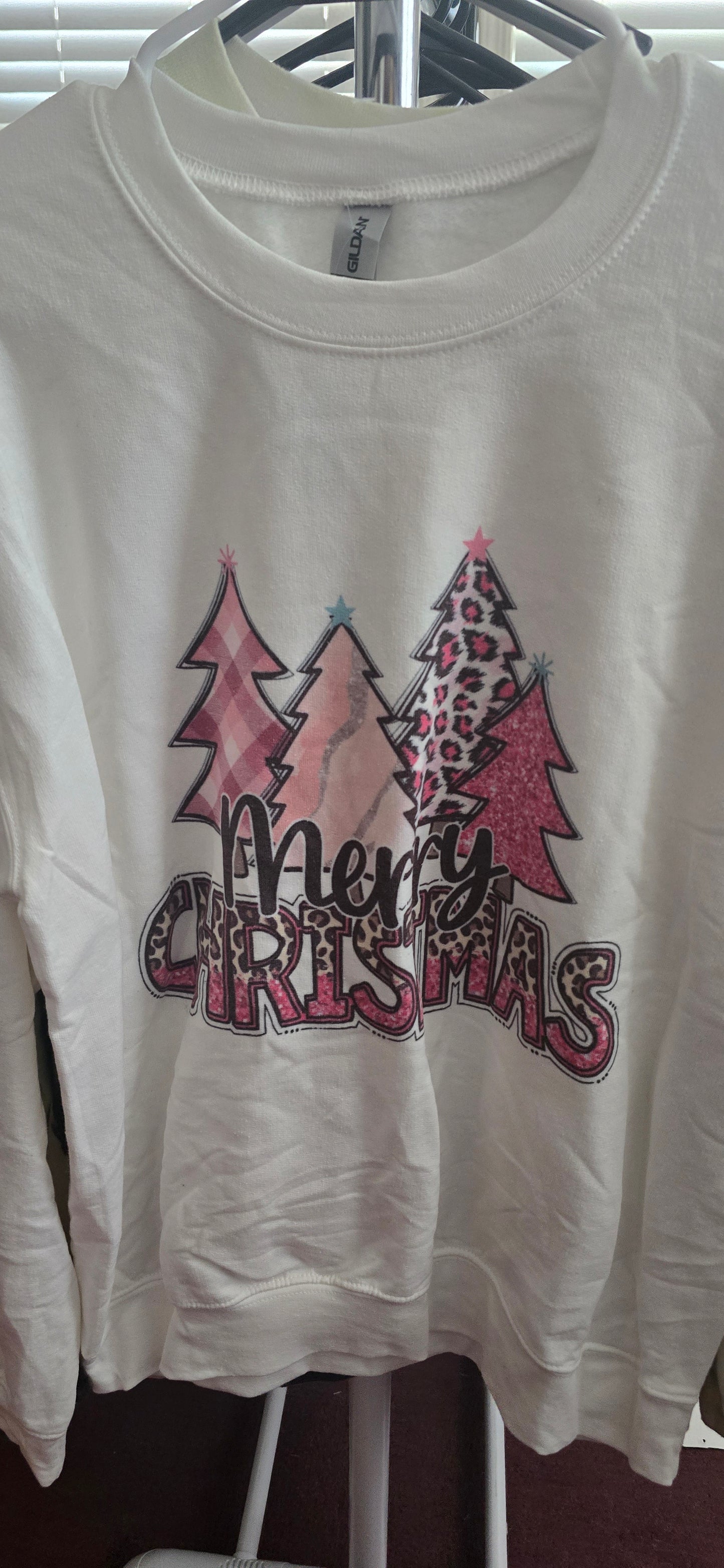 Pink Trees Crewneck Sweatshirt |Medium|