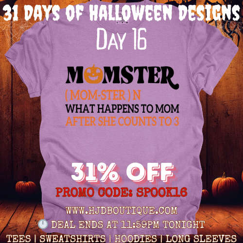 31 Days of Designs: Day 16: Momster