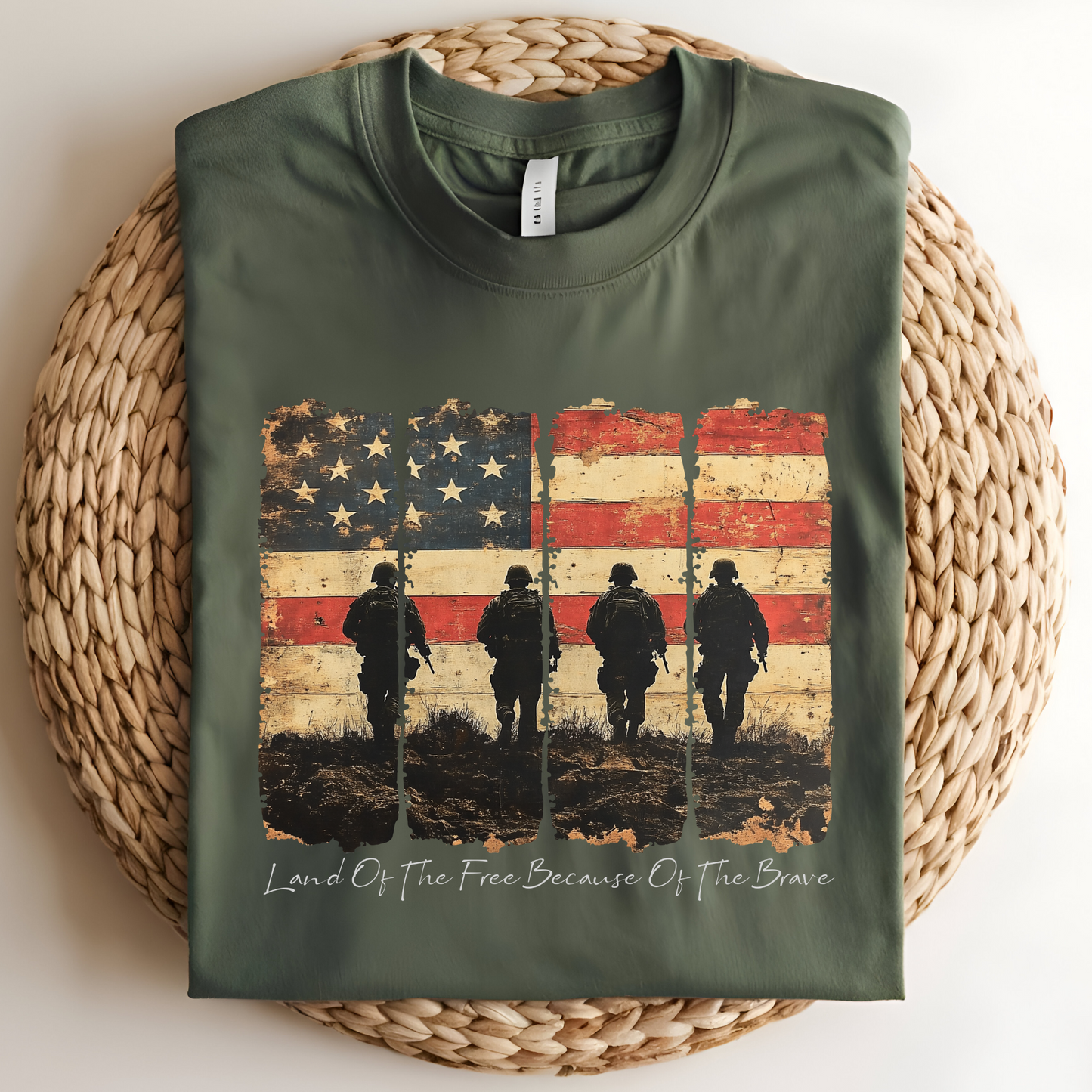 Soldier Flag Graphic Tee