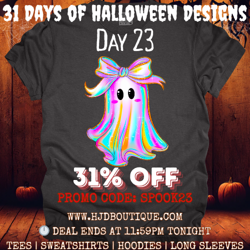 31 Days of Designs: Day 23: Neon Ghost