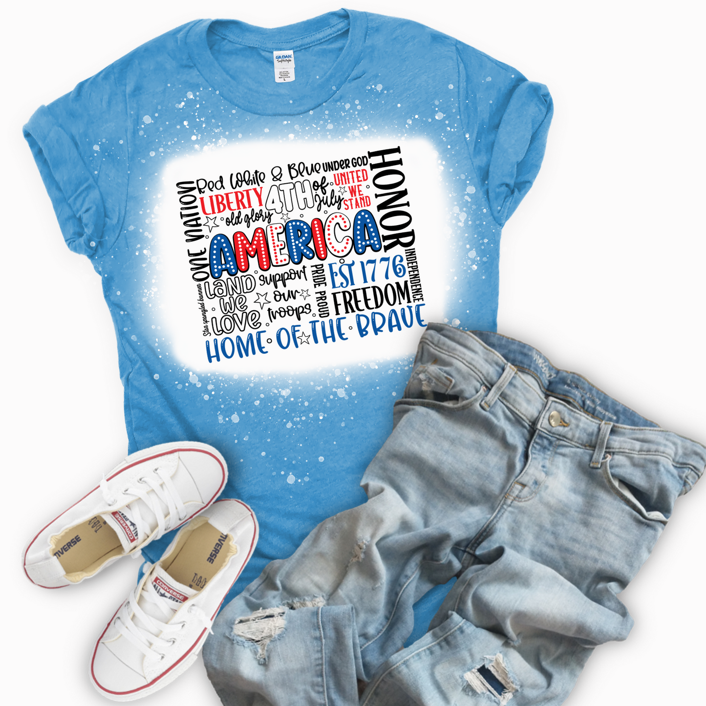 America Adjectives Graphic Tee