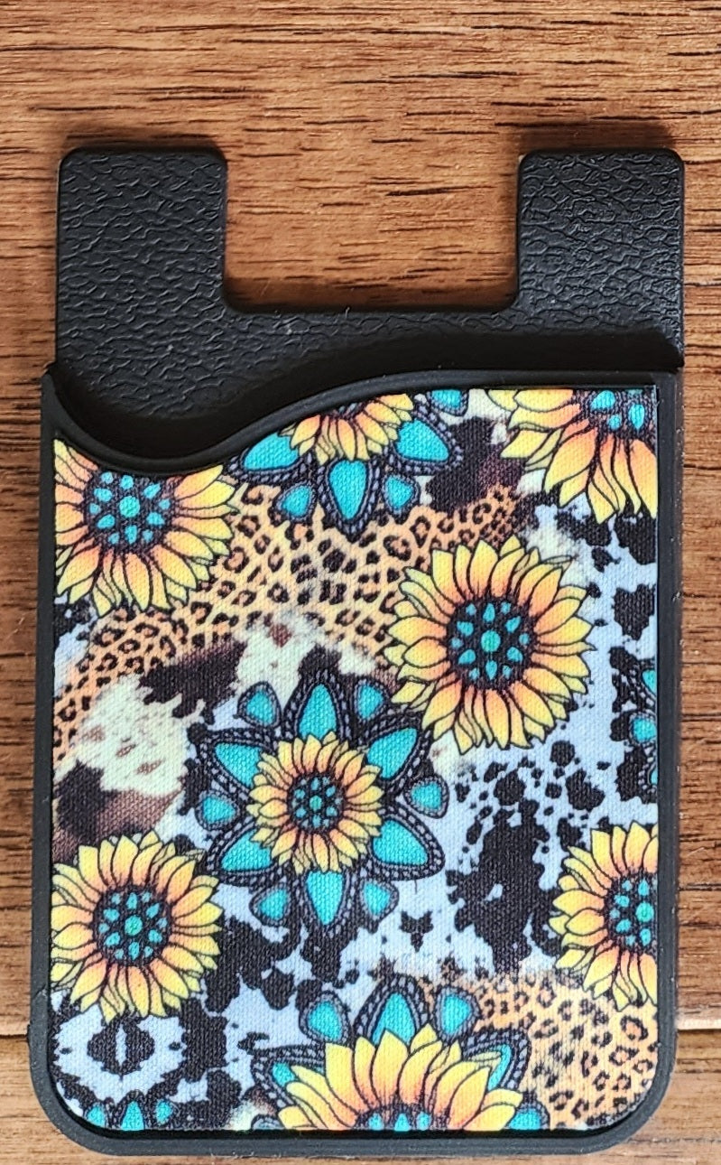 Western Sunflower Phone Wallet
