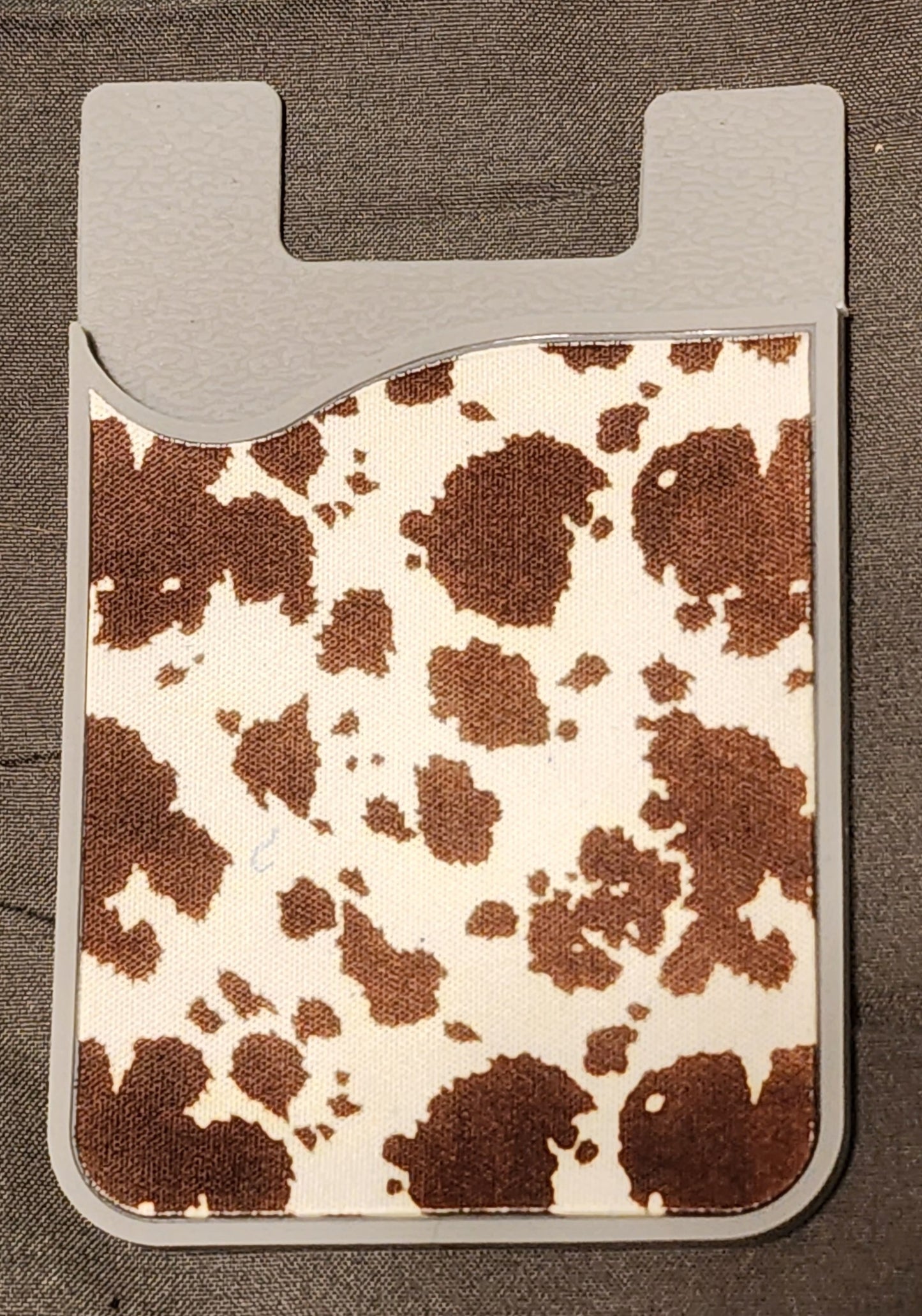 Cow Print Phone Wallet
