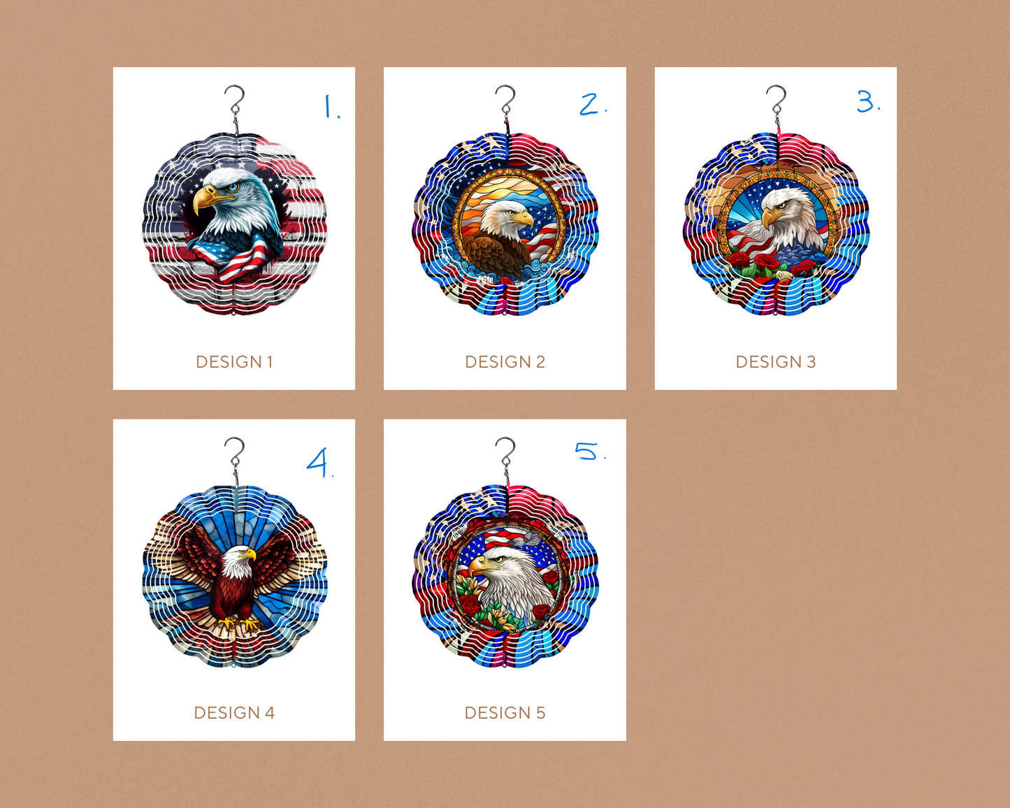 Eagle Wind Spinner (Multiple Designs)