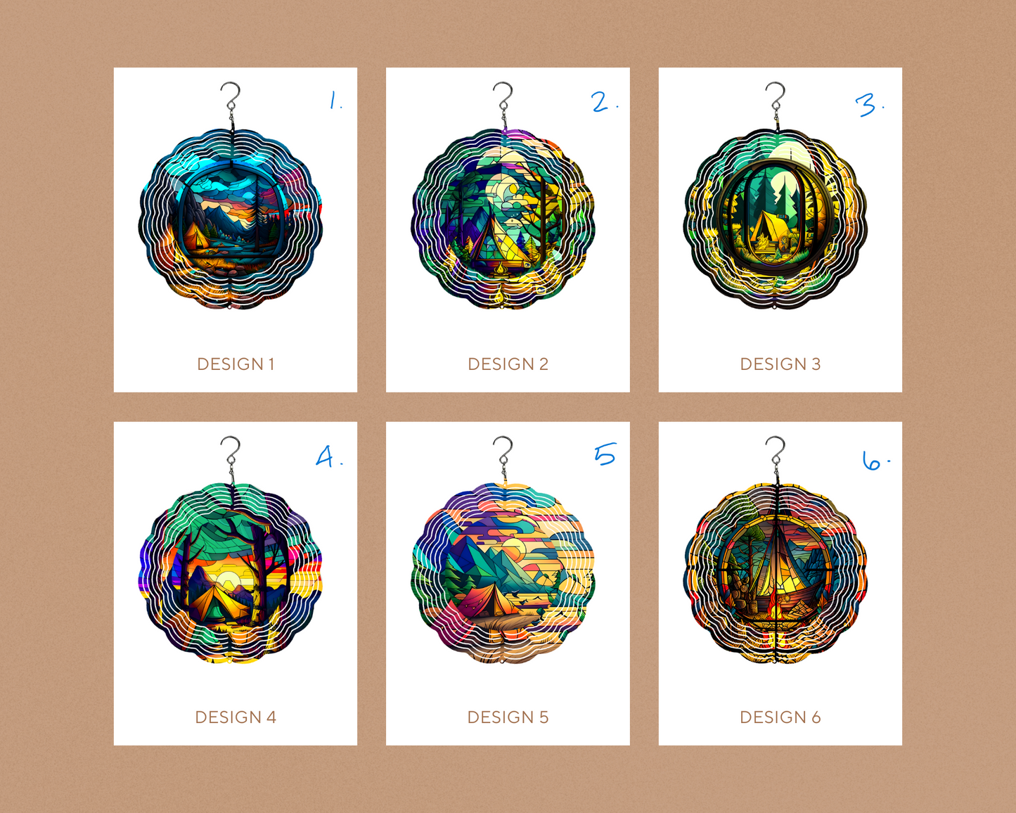 TSR Camping Wind Spinner (Multiple Designs)