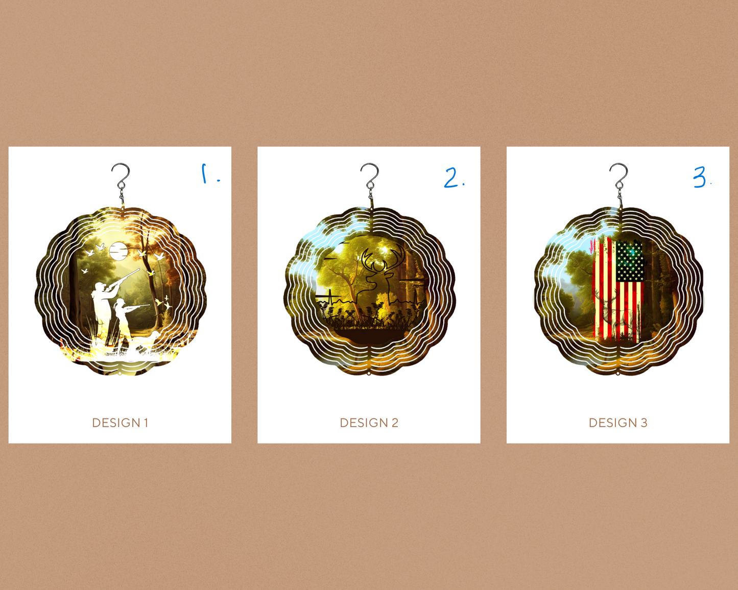 Hunting Wind Spinner (Multiple Designs)