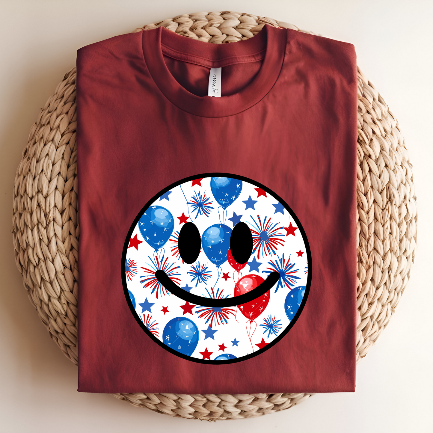 Firework Smiley Graphic Tee
