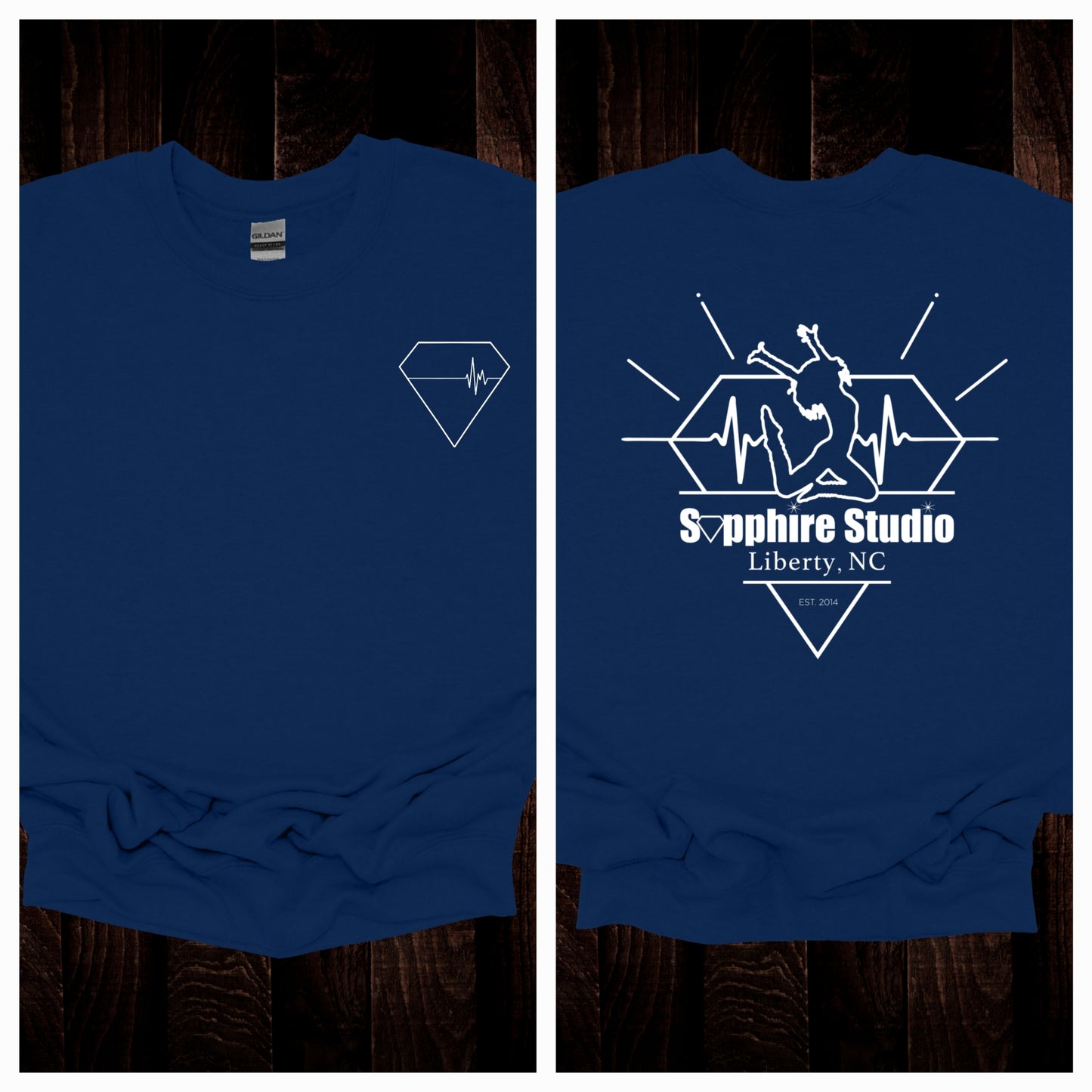 Sapphire Studio Double Logo Sweatshirt