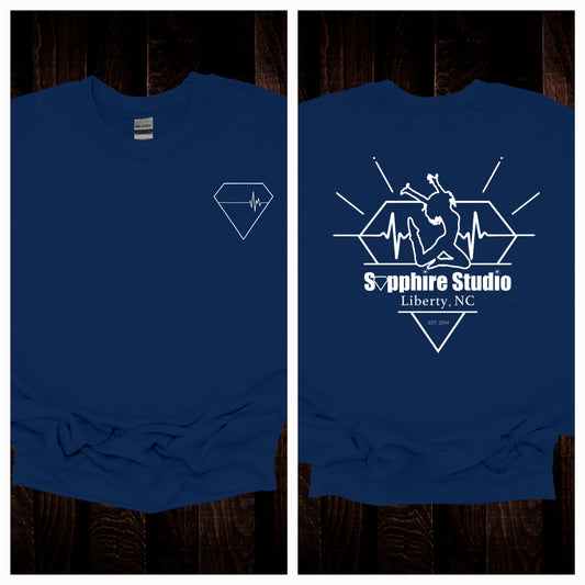 Sapphire Studio Double Logo Sweatshirt