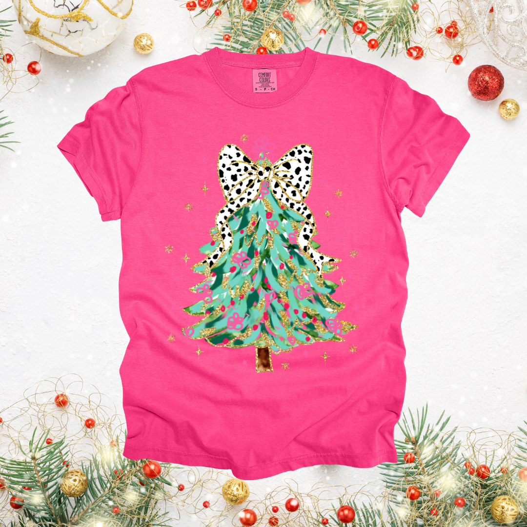 Watercolor Christmas Tree Design