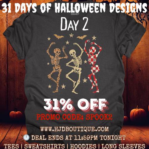 31 Days of Designs: Day 2: Patterned Skeletons