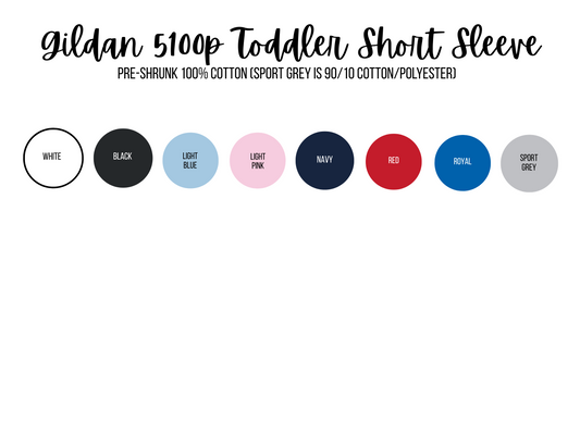 Toddler Blank T-Shirt: Gildan Heavy Cotton