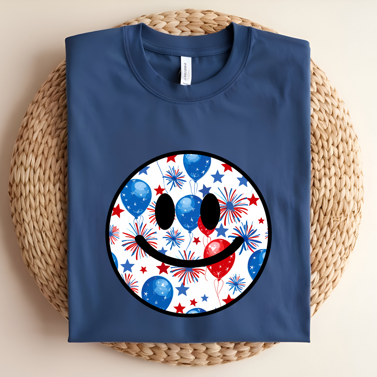 Firework Smiley Graphic Tee