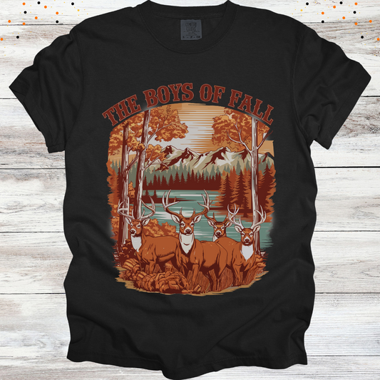 Deer Boys of Fall Graphic Tee