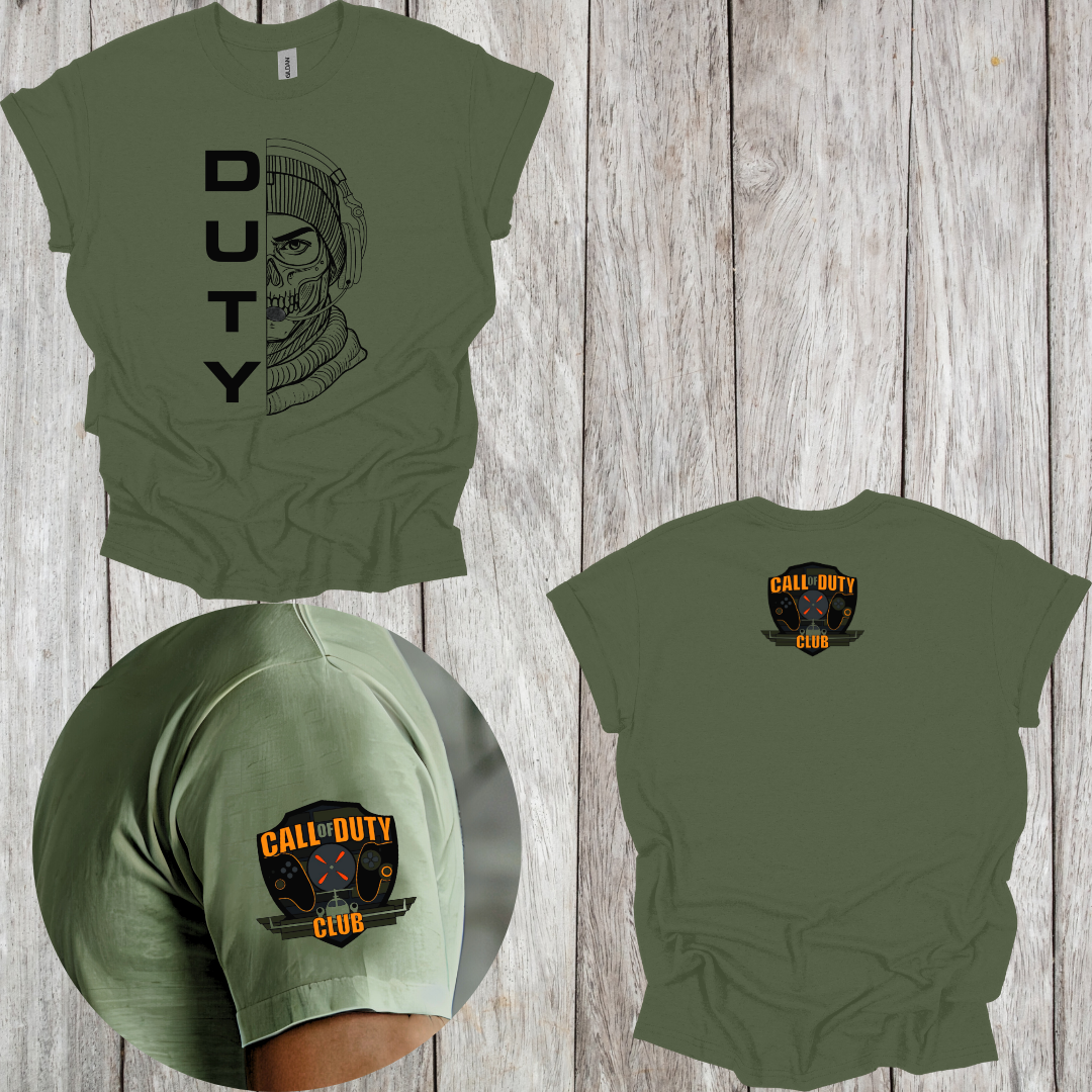 COD Club Logo Tee w/ Back & Pocket Patch