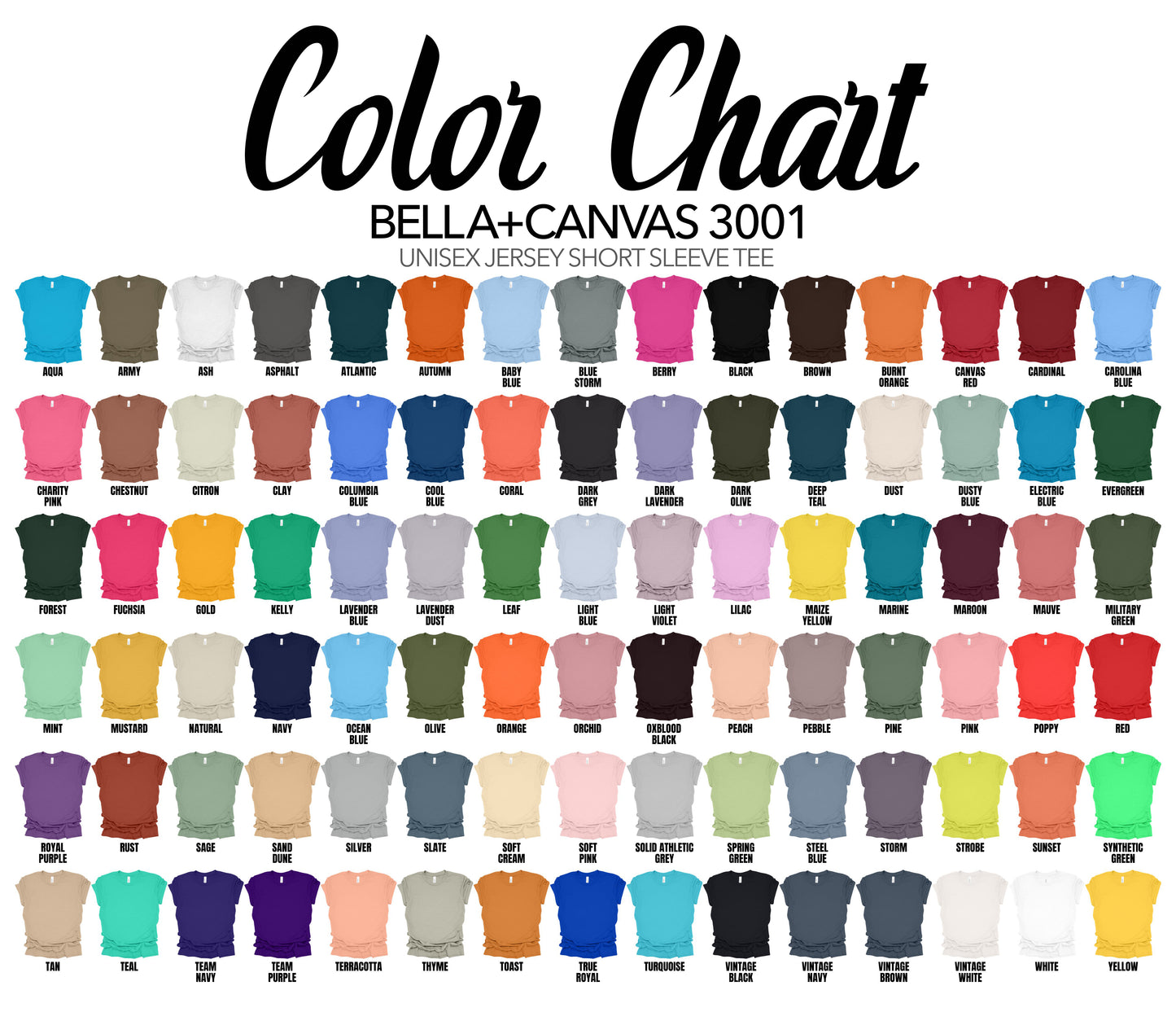 Adult Blank T-Shirt: 4X