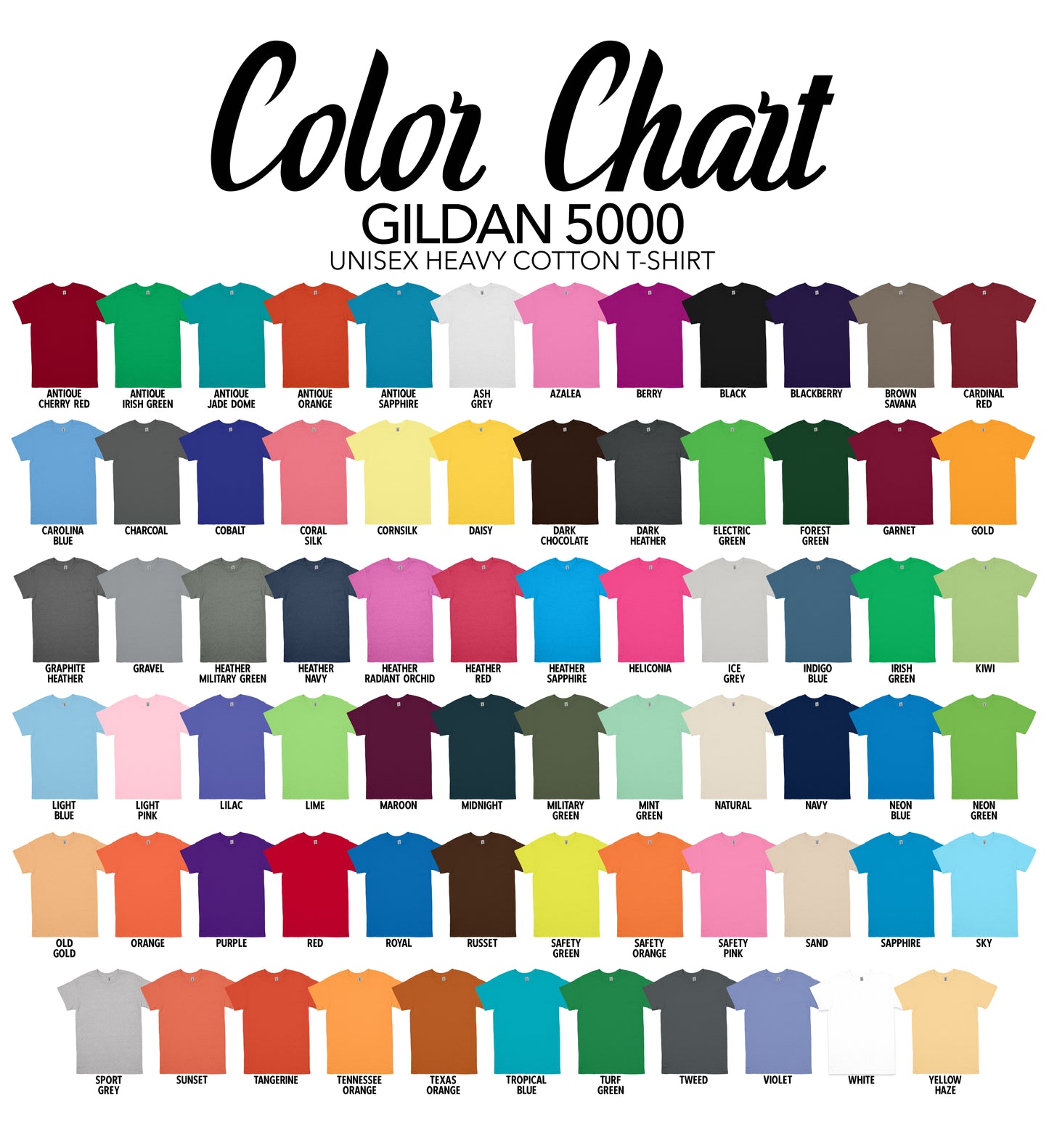 Adult Blank T-Shirt: 4X
