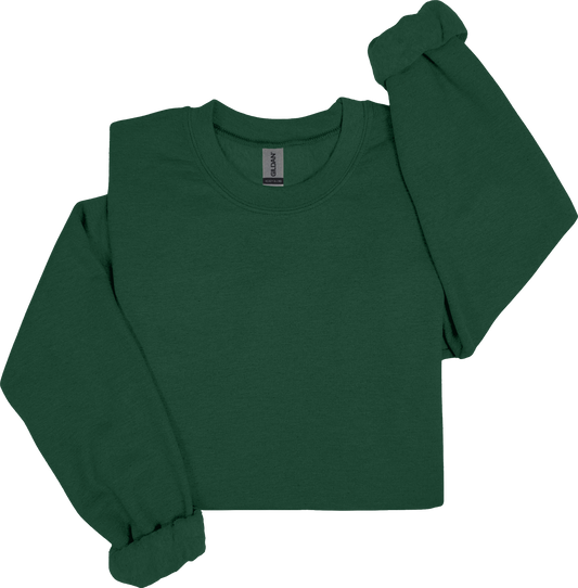 LG Curved Logo Gildan Crewneck Sweatshirt