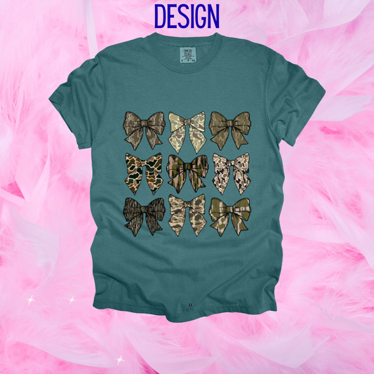 Camo Bows Design