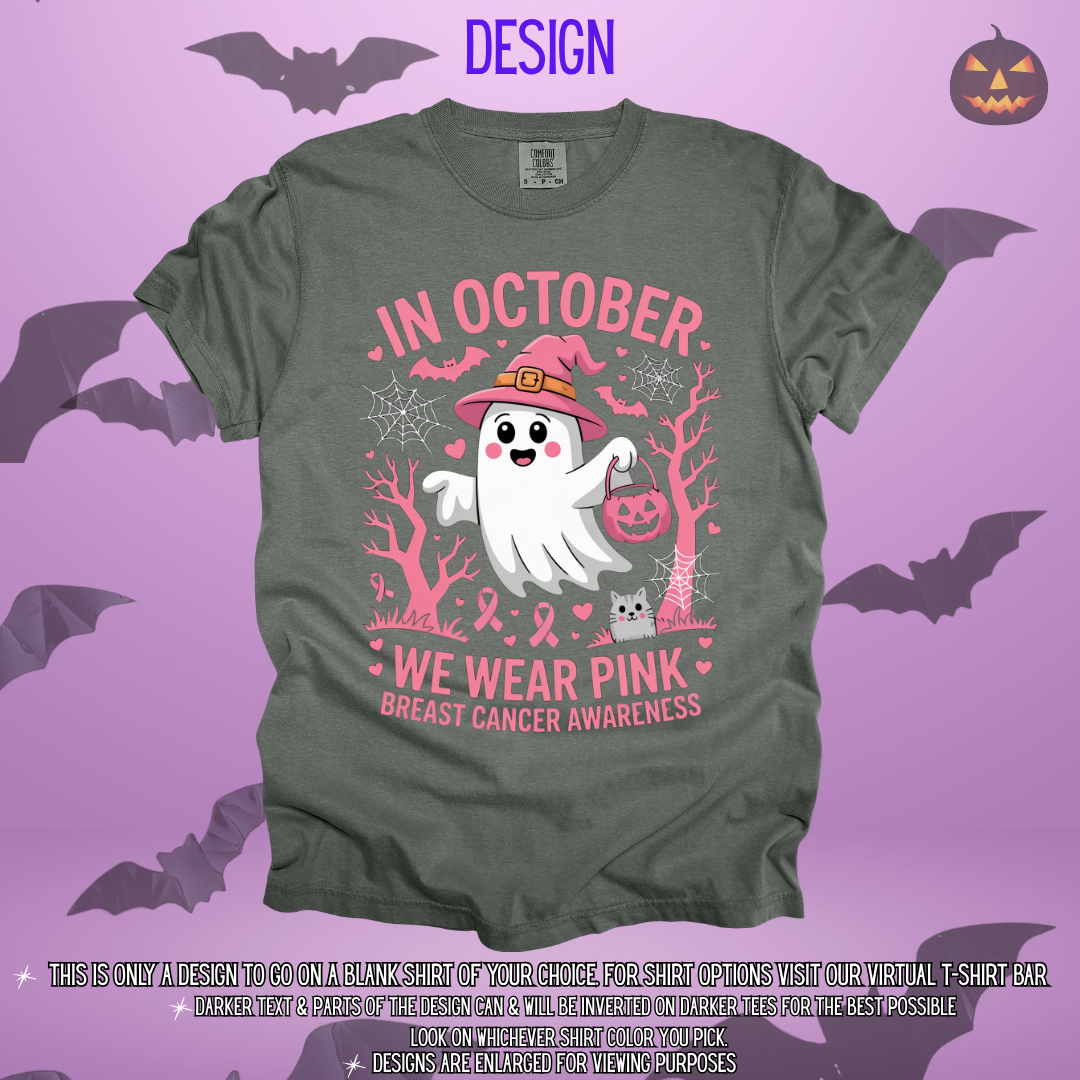 October We Wear Pink Design