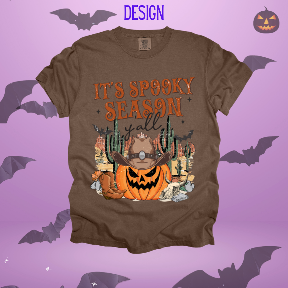 Western Spooky Season Yall Design