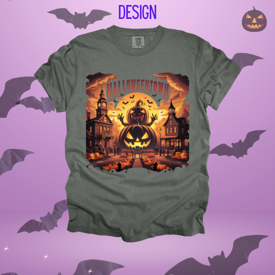 Town of Halloween Full Scene Design