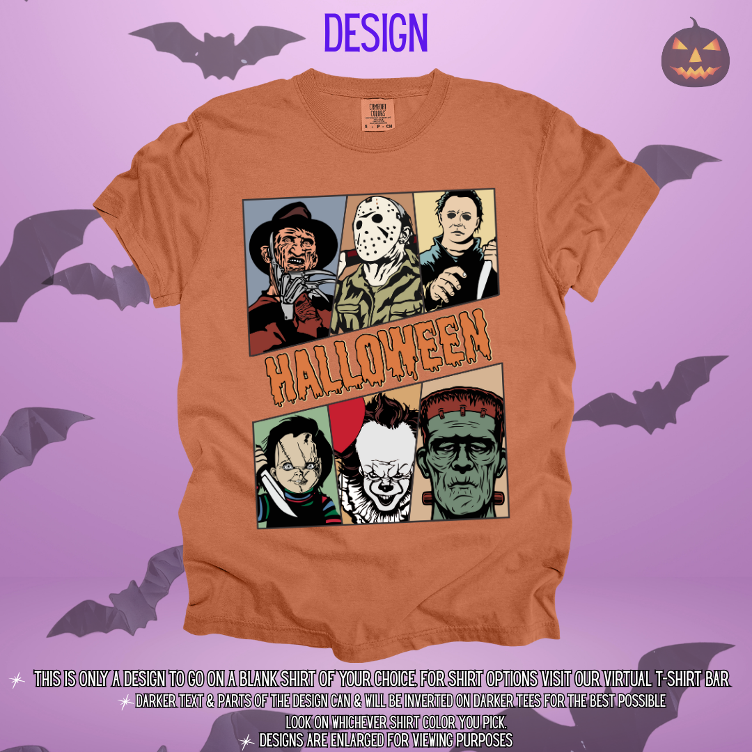 Horror Comic Strip Design