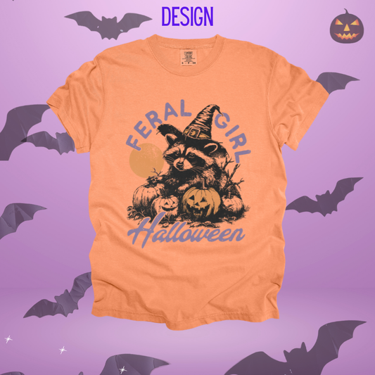 Feral Girl Halloween Design