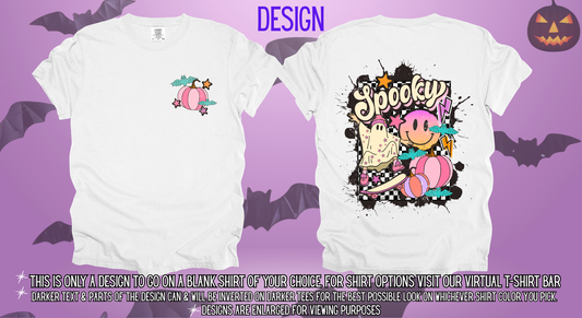 Retro Spooky Design w/ Pocket Patch