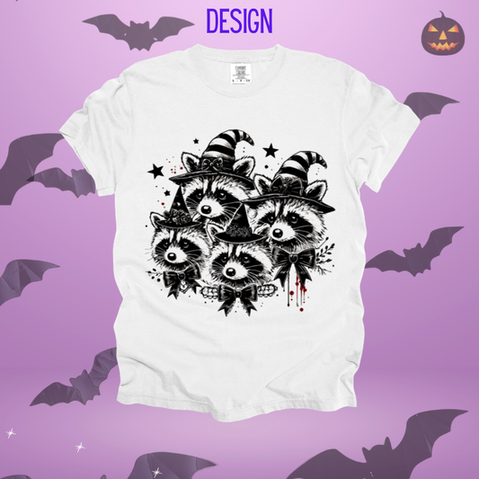 Witchy Racoons Design