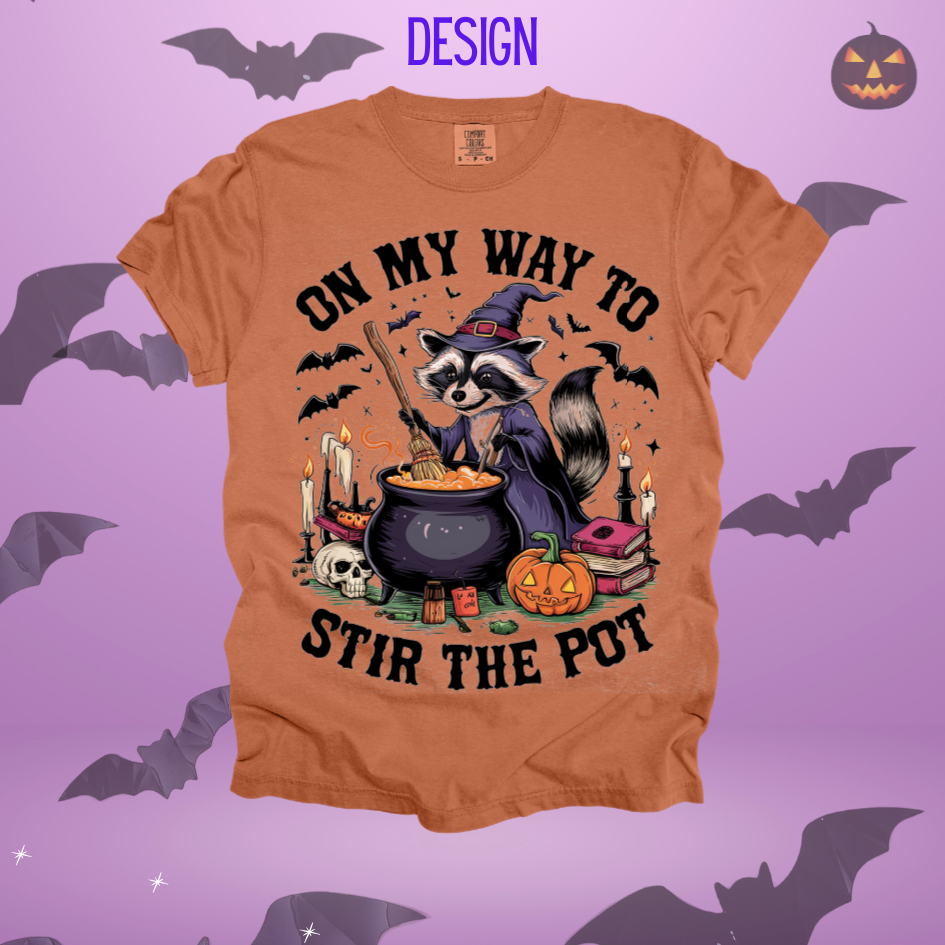 Racoon Stir the Pot Design