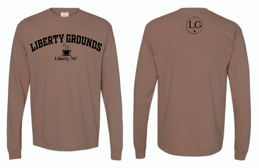 LG Curved Logo Comfort Colors Long Sleeve (DTF)