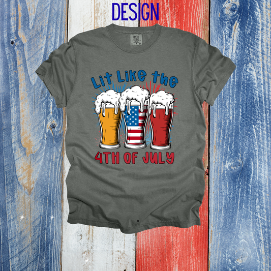 Lit Like the 4th of July Design