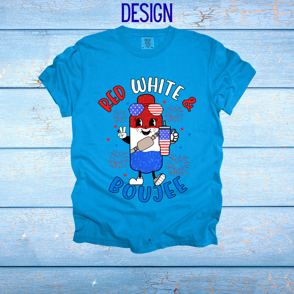 Red, White, Boujee Design