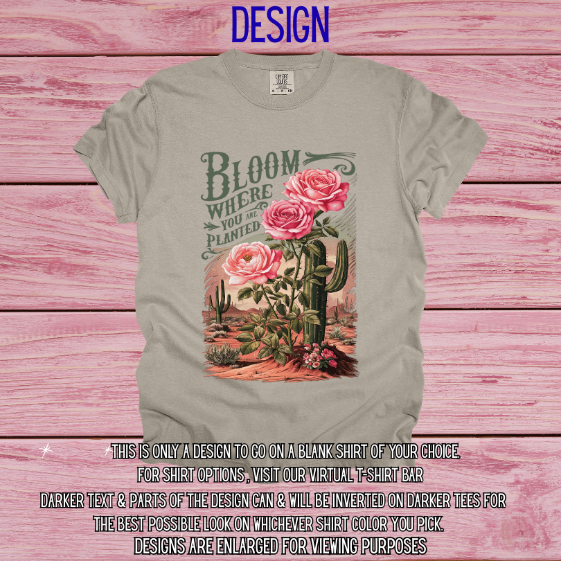 Bloom Where You're Planted Design