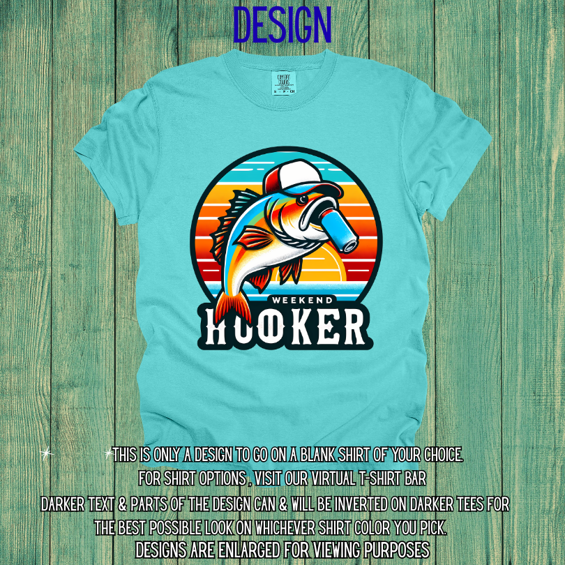Colorful Weekend Hooker Design