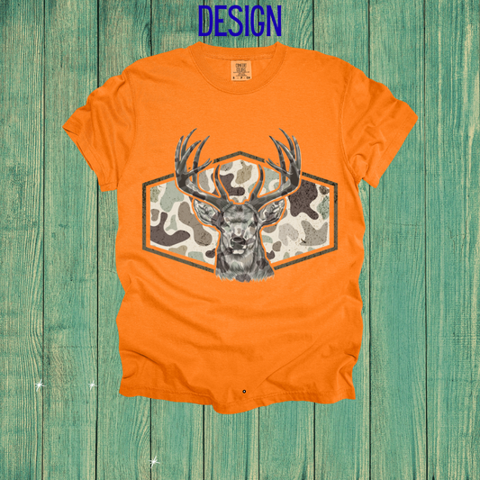Deer Camo Patch Design