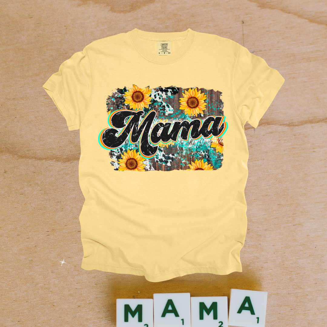 Square Sunflower Mama Design