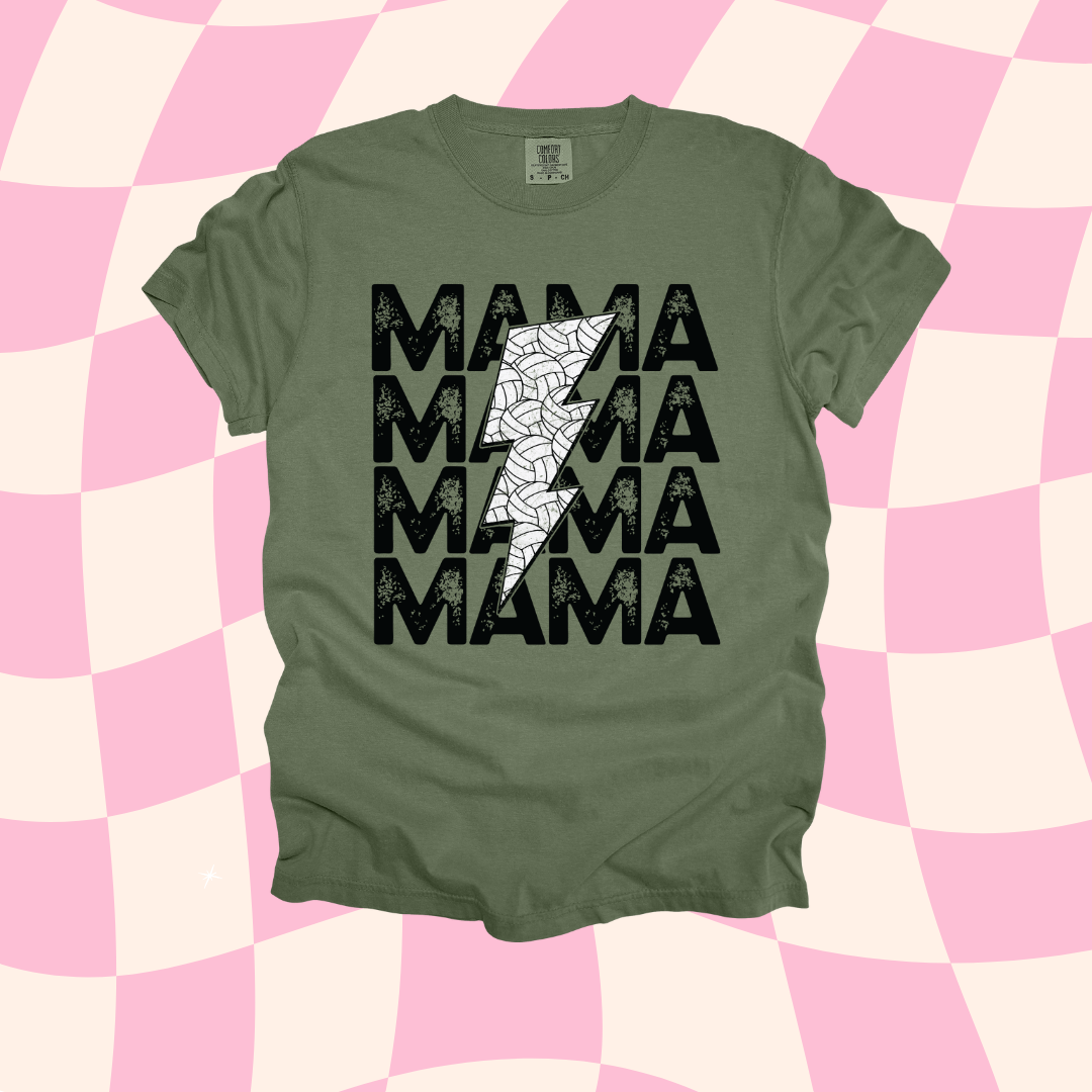 Mama Repeat Volleyball Design