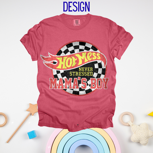 Hot Mess Mamas Boy Design
