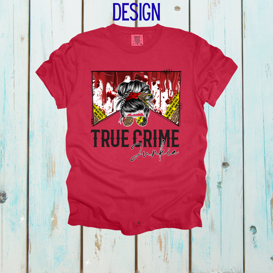 True Crime Junky Design