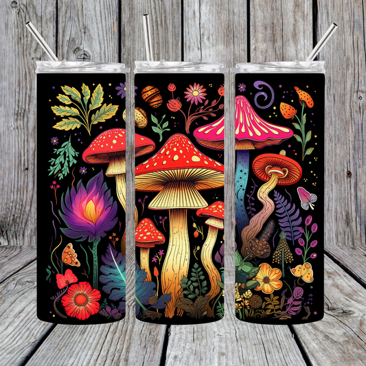 15oz/20oz/30oz Dark Mushroom Tumbler