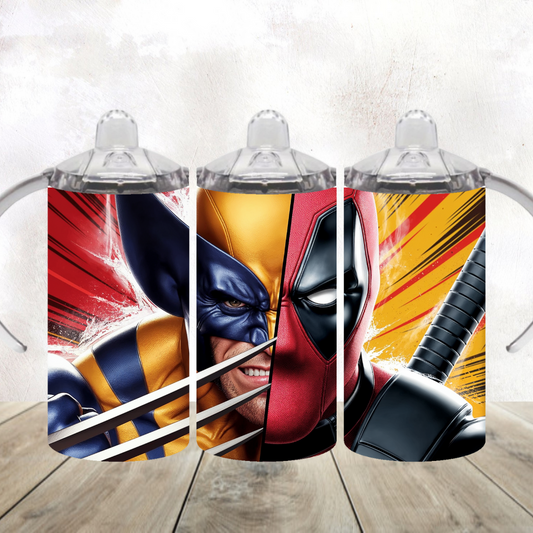 12oz Sippy Split Character Tumbler