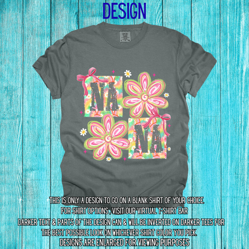 Nana Floral Block Design